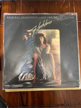 Flashdance Original Motion Picture Soundtrack Vinyl - Black Cover with Photo